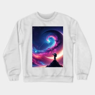 Cosmic Fisherman Crewneck Sweatshirt